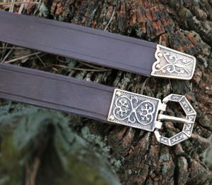 SALZBURG, MEDIEVAL LEATHER BELT, BRONZE - BELTS{% if kategorie.adresa_nazvy[0] != zbozi.kategorie.nazev %} - LEATHER PRODUCTS{% endif %}