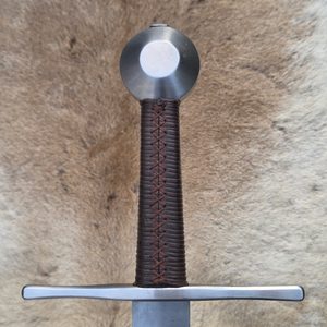 SION, one-handed sword, 14th–15th century, Full Tang, brown