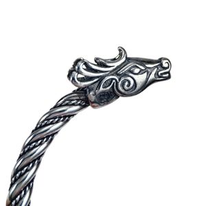 FIANNA, Celtic Deer, silver bracelet
