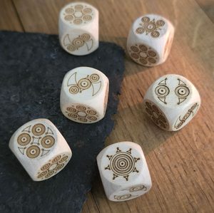 ALEA GOTHICA, dice, 6 pieces