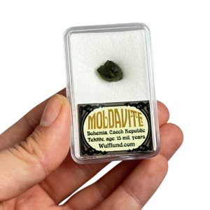 MOLDAVITE Raw Stone from the Czech Republic cca 0,6 g
