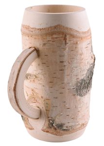 Wooden bucket, birch wood 0,5 l