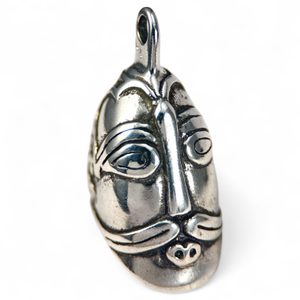 ASKA, massive silver viking pendant, Ag 925