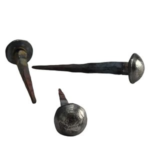 Forged nail, round