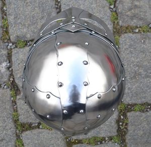 STEINAR, viking helmet, polished