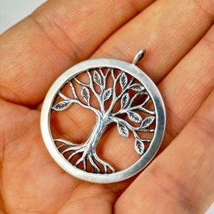 Tree of Life pendant, sterling silver