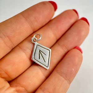 TIWAZ, rune, pendentif, argent