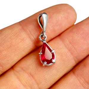 BATHORY, silver pendant, glass, Ag 925