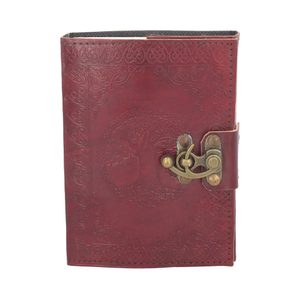 Tree Of Life, leather notebook with lock