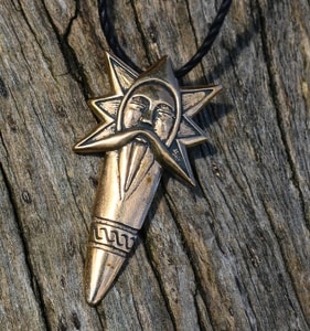 PERUN, SLAVIC THUNDER GOD, PENDANT, BRONZE - OBJETS EN BRONZE{% if kategorie.adresa_nazvy[0] != zbozi.kategorie.nazev %} - BIJOUTERIE{% endif %}