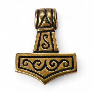 THOR'S HAMMER II, small, bronze pendant