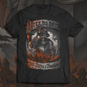 Jan Žižka - Hrrr at them!!! men's t-shirt coloured