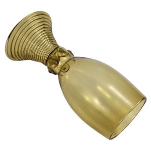 PRAGA, grünes Waldglas, mittelalterlicher Kelch