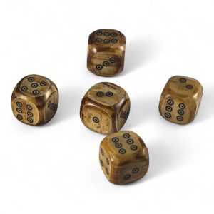 Playing dice XL, horn 1 piece