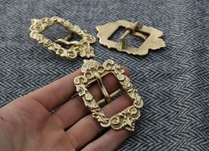 Aramis, belt buckle, brass