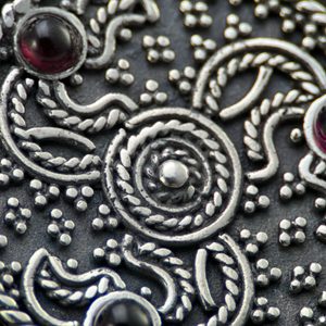 Eagle Heads, Triskele, Anglo-Saxon pendant, sterling silver