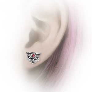 Sacred Cat Studs, cats, earrings