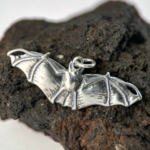 NOCTOR - bat, pendant, silver