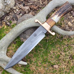 Geschmiedetes Bowie-Messer Rebel Steel mit Scheide