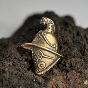 GLADIATOR - Thracian helmet, bronze pendant