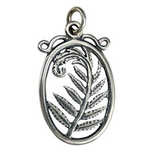 FERN, silver pendant