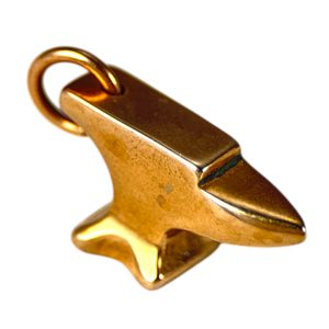 Enclume, pendentif, bronze