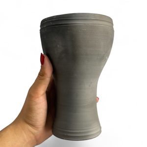 Medieval goblet, smoked ceramics