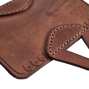 Medieval Archer' Bracer BALDRIC, leather, brown