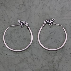 DRAGONS - silver earrings, replicas Golden Horde Ag 925