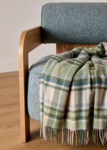 Irish wool blanket, lamb Foxford Slieveboy