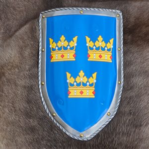 SWEDEN, MEDIEVAL SHIELD - metal, handmade