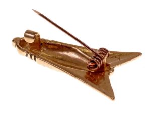 Cigale, fermoir romano-germanique, bronze