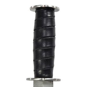 Rondel or Bollock dagger Kuttenberg, 14th century, blunt replica, black