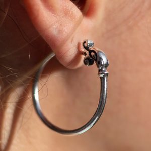 DRAGONS - silver earrings, replicas Golden Horde Ag 925