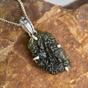 COSMO, Moldavite, pendant, silver 925/1000