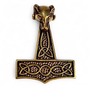 Marteau de Thor, bélier, bronze XXL