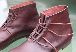 LEIF, bottes en cuir haut médiéval - Vikings