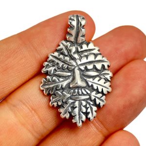 Green man, pendant, silver 925/1000, 10g