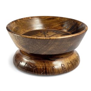 Magical bowl for divination from runes