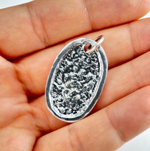 ALGIZ, Rune, sterling silver pendant