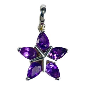 AMETARA, silver pendant, amethyst Ag 925/1000
