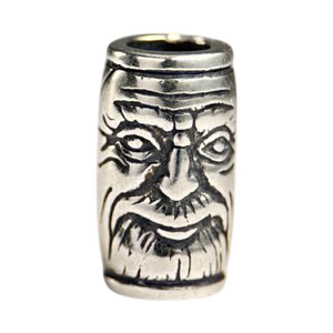 VIKING BEARD RING - Greybeard, silver