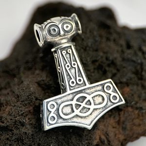 THOR HAMMER - Mjöllnir, massive pendant, silver