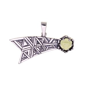 COMETA MOLDAVITE PENDENTIF ARGENT 925 - PENDENTIFS{% if kategorie.adresa_nazvy[0] != zbozi.kategorie.nazev %} - BIJOUX EN ARGENT{% endif %}