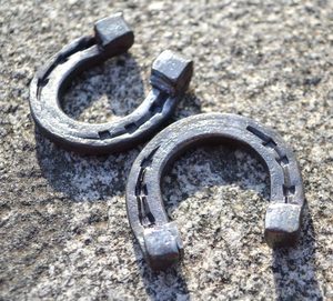 FORGED LITTLE HORSESHOE FOR LUCK