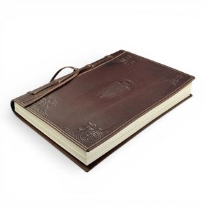 Trilobite, carnet paléontologique en cuir, non ligné