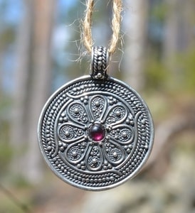 VESNA, SLAVIC SILVER PENDANT, MORAVIA MAGNA EMPIRE, AG 925 - PENDANTS{% if kategorie.adresa_nazvy[0] != zbozi.kategorie.nazev %} - SILVER JEWELLERY{% endif %}