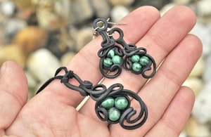 SET DE FANTAISIE EN MALACHITE