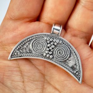 LUNULA, sterling silver necklace for women