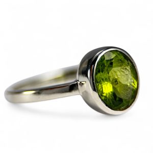 RIVA, silver ring, peridot Ag 925/1000